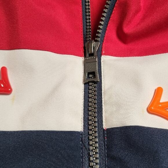 Nautica Color Block Hoodie Water & Wind Resistant Jacket Size Small - Picture 9 of 9